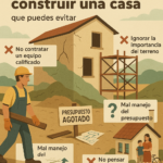 🚫 Errores comunes al construir una casa y cómo evitarlos