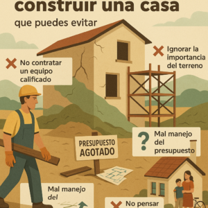 Errores comunes al construir una casa y cómo evitarlos