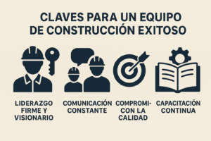 ¿Qué debe tener un equipo de construcción exitoso?