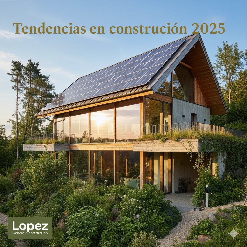 Tendencias en construcción 2025: Innovación, sostenibilidad y confort